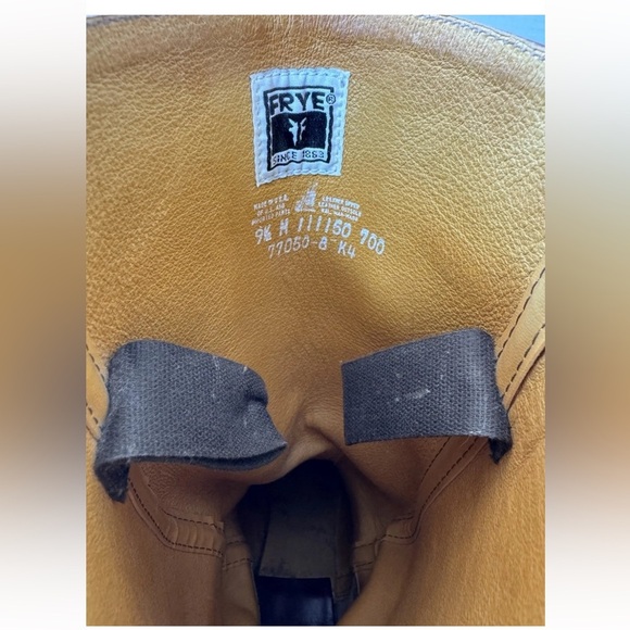 Vintage FRYE Campus 14L Saddle Tan Equestrian Western Tall Leather Boots 9.5 - Picture 11 of 13